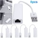 thumbnail image 1 of Adaptador Red 100Mbps Tarjeta Wi USB2.0 para Macbook Wii Tablet () Rojo Blanco, 1 of 8
