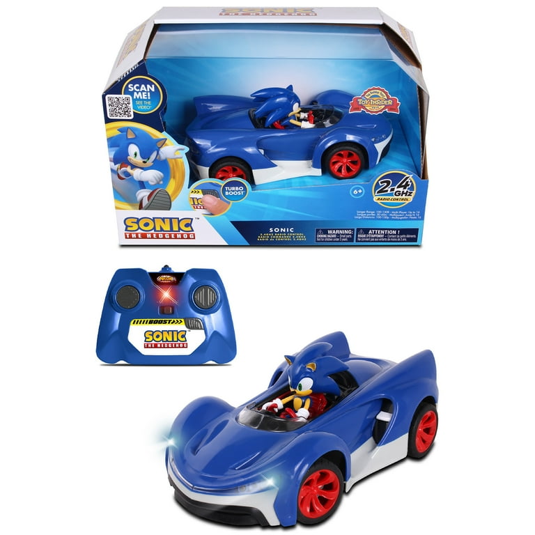 NKOK Sonic Team Racing RC Sonic The Hedgehog Turbo Speed Racer Toy
