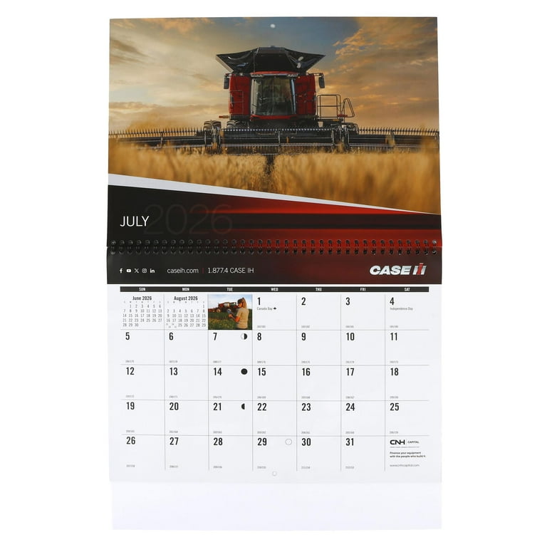 2026 Case IH 12 Month 13in x 11.5in Wall Calendar SIG-2026