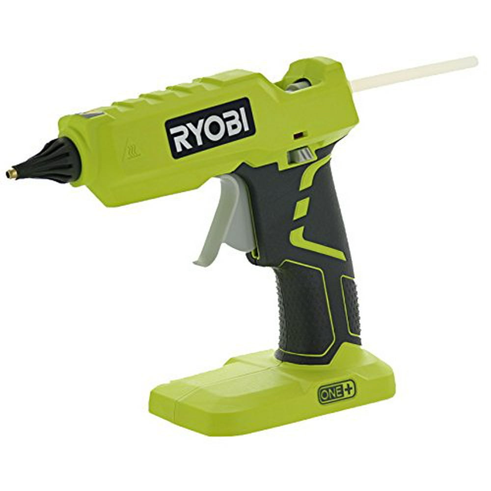 Ryobi P305 One+ 18V Lithium Ion Cordless Hot Glue Gun w/ 3 Multipurpose Glue Sticks (Battery Not