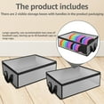 thumbnail image 2 of 2Pcs Hat Storage Box Robust Baseball Caps Organizer Foldable Windowable Organizer Large Capacity Storage Easy Access Widely Used Organizer for Baseball Caps, 2 of 10