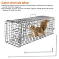 thumbnail image 3 of Imountek Cat Trap Cage Catch Release Live Animal Rodent Cage 23.3x7.24x7.72in, 3 of 8