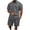 Dark Gray, variant on Mens 2 Piece Outfits Polo Shirt and Shorts Set Short Sleeve Tracksuits Casual Athletic Jogging Summer Outfits Black XXXL(XXXL)
