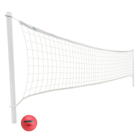Dunn-Rite DMV300 ProVolly Pool Volleyball Set with Ball and 24 Foot Net