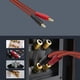 thumbnail image 2 of 6.35mm 1/4 TRS to Banana Plug Speaker Cable, 6.35mm 3 Pole Speaker Cable with 4mm Banana Plug 2Pcs O, 2 of 5
