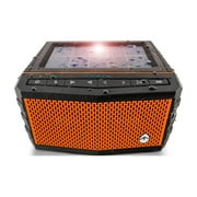 EcoXGear Sol Jam Black Solar Panel 5" x 6" x 3.1" Waterproof, Bluetooth Speaker