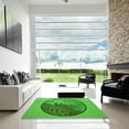 thumbnail image 7 of Ahgly Company Machine Washable Indoor Rectangle Transitional Green Area Rugs, 5' x 7', 7 of 7