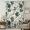 Green,Sage,Tan, variant on Navy Indigo Florals Sheer Curtains 45" Long for Bedroom, Farmhouse Botanical Peonies Leaves Light Filtering Privacy Drapes, Breathable Semi Sheer Short Window Treatment for Kitchen Cafe Bathroom