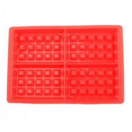 

Waffle Makers Mould Silicone Cake Chocolate Mould Nonstick Baking Mold Bakeware DIY Tool Square