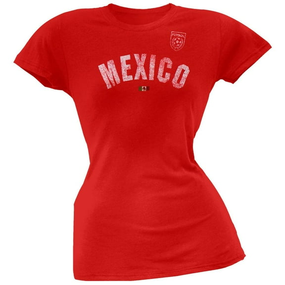 Mexico Ladies Soccer T-Shirt - Small