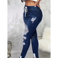 thumbnail image 5 of Aprpith  Women's Jeans Tight and Sexy Pull On Stretchy Tight Ripped Street Style Regular Sizes, 5 of 6