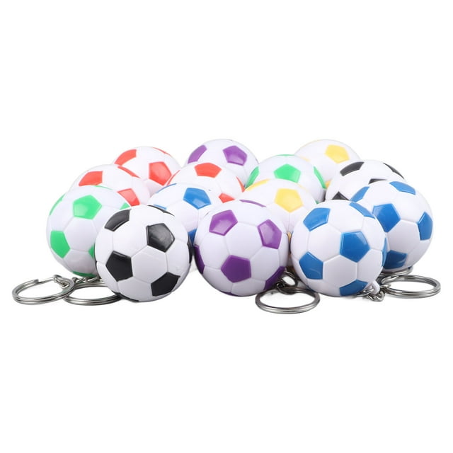Pelota Deportiva De Los Llaveros Del Fútbol, llaveros Impermeables Del Fútbol Del Cierre Del Tirón Para Las Mochilas
