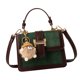 thumbnail image 3 of Bolso bandolera verde con colgante elegante y correa ajustable, perfecto para compras informales para mujer, 3 of 8