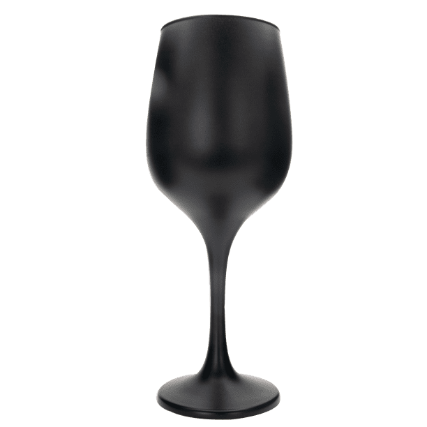 Set 6 Copas vidrio Cristal para Vino Tinto Lav Fame 480ML Color Negro Mate