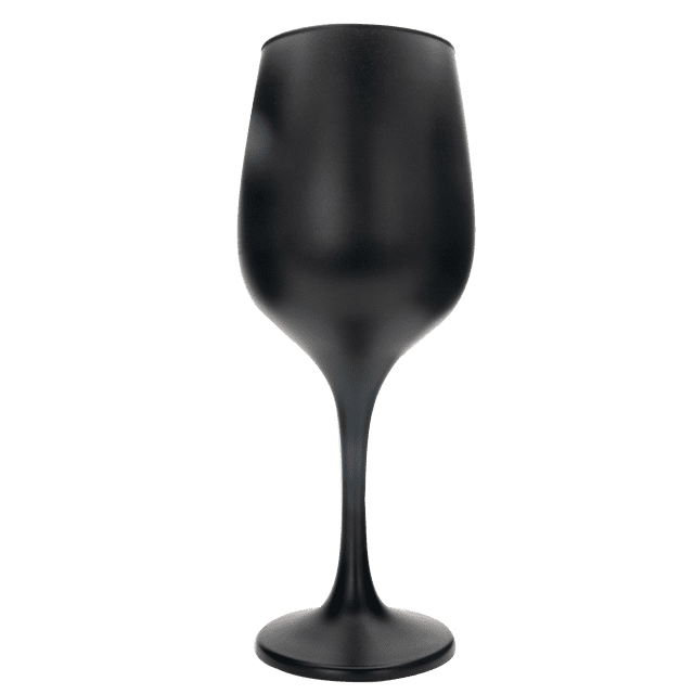 Set 6 Copas vidrio Cristal para Vino Tinto Lav Fame 480ML Color Negro Mate