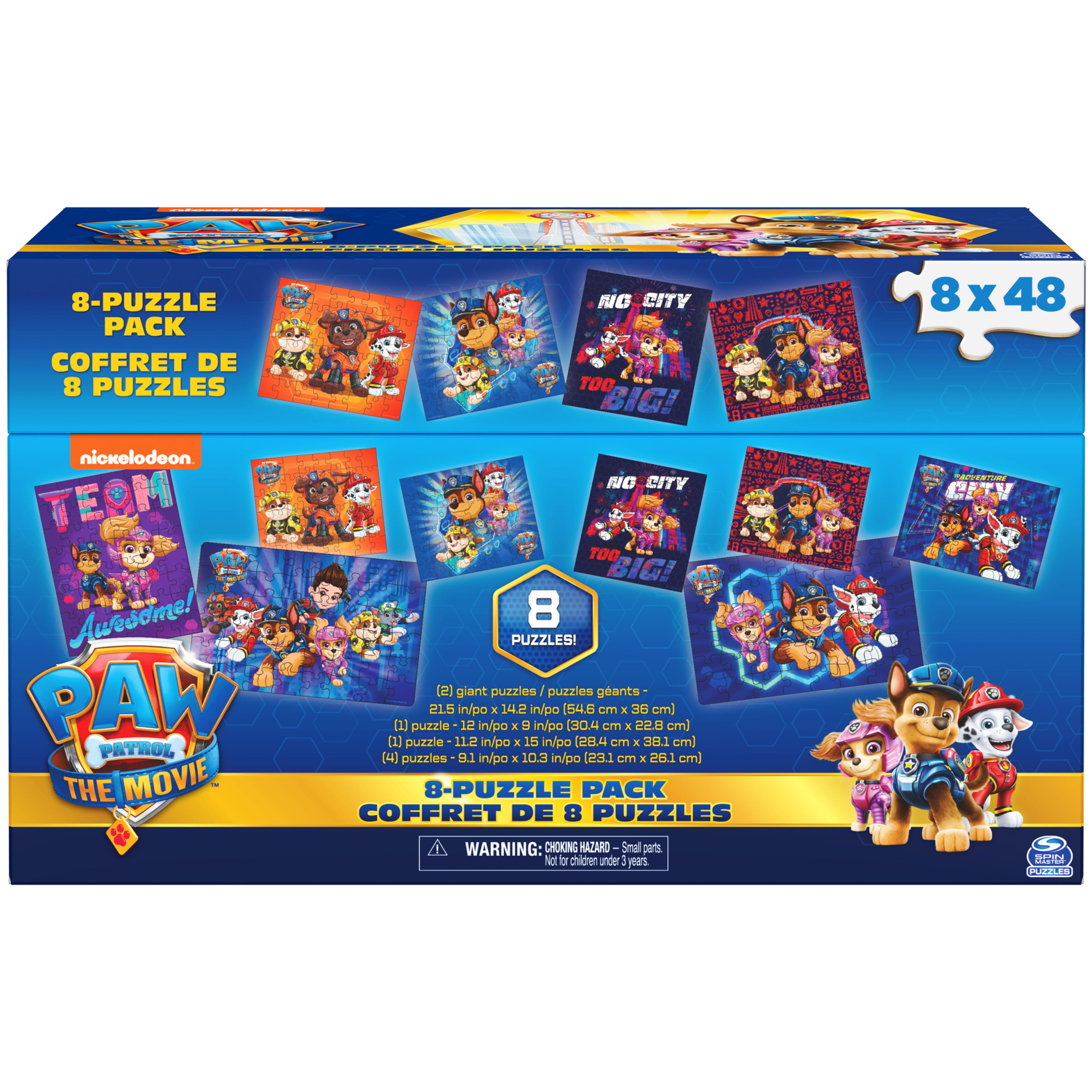 NEW 48 Piece Jigsaw Puzzle Cube 9 in x 10 in Nickelodeon Paw Patrol The Team 