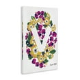 thumbnail image 4 of Stupell Industries Floral Bloom Letter V Botanical & Floral Painting Gallery Wrapped Canvas Art Print Wall Art, 16 x 24, 4 of 8