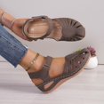 thumbnail image 2 of Women's Orthopedic Slope Heel Sandals 2025 Closed Toe Solid Color Fashion Breathable Casual Low Heel Slope Heel Shoes, 2 of 5