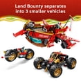 thumbnail image 5 of LEGO NINJAGO Land Bounty - Building Toy for Boys & Girls, Ages 9+ - Off-Road Buggy, Ship & Motorcycle Toy - Includes 6 Minifigures - Gift for Birthdays - 71869, 5 of 8