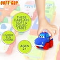 Big Mo's Toys Infant Cars Soft Rubber Toy Vehicles for Babies and