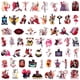 thumbnail image 1 of Hot Sale!56PCS Stickers Female Decal Decorate Laptop Garage Door Fridge Guitar Car Scrapbook Skateboard Suitcase Motorcycle Snowboard, 1 of 8