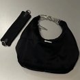 thumbnail image 4 of Bolso Media para Mujer Bolso Hombro Informal Con Bolso Hobo Bolso para Citas Diarias (negro), 4 of 9