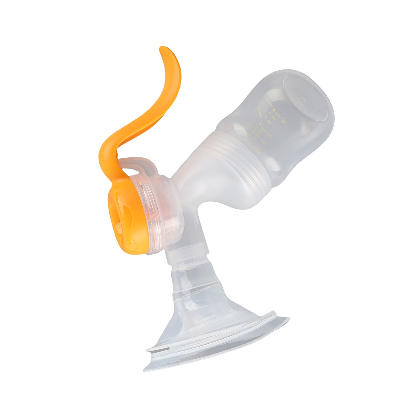 Xirurus Manual Breast Pump Milk Collector with Strong Suction and Heat Proof Silicone Flange Portable Breastfeeding Pump 9.84 inches / 25 cm