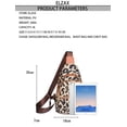 thumbnail image 4 of Bolso de pecho Hiriotin con estampado de leopardo bandolera, 4 of 6