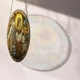 thumbnail image 4 of Sacred Angel Gabriel 2 Hanging Stained Glass for Windows, Holiday Festival Ornament, Gift for Mom, Romantic Valentine Decoration, Holiday Tree Ornament, Collectible 2025, 4 of 6