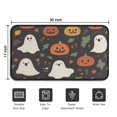 thumbnail image 5 of Halloween Pumpkin Ghost Non Slip Washable Door Mat Pumpkin Spooky Doormat Funny Outdoor Inside Floor Rugs Crystal Velvet 30x17 Inches, 5 of 7