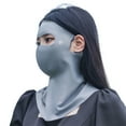 thumbnail image 5 of Harmtty Face Guard Solid Color Adjustable Fit Superior Breathability Sun Protection Stretchable UV Protection Neck Gaiter, 5 of 8