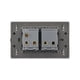 thumbnail image 4 of Placa 1 Apagador Sencillo Y 1 De Escalera Lucek Flat Pack 6 plateado, 4 of 4