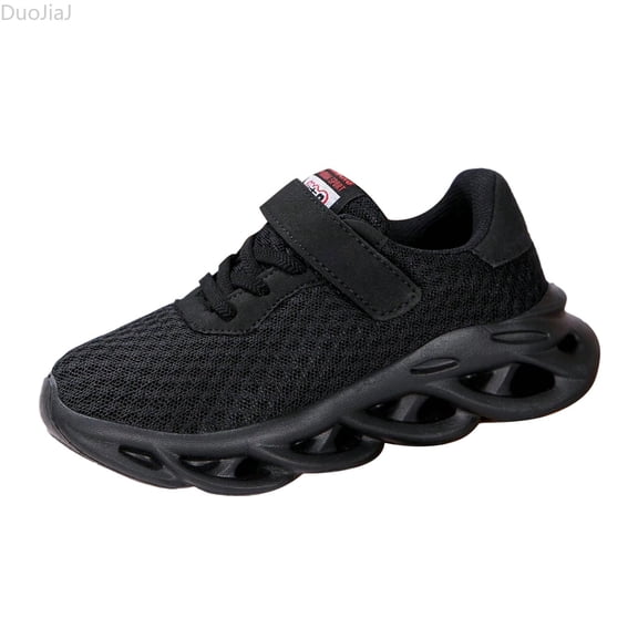DuoJiaJ Children's Trainers Sports Shoes For Boys Indoor Shoes Trainers Outdoor Running Shoes Shoes Boys Sports Shoes Size 11.5,Black