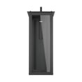 thumbnail image 3 of Capital Lighting 934642BK-GL Hunt 1 Light Outdoor Wall Light, Black, 3 of 6