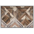 thumbnail image 2 of PixonSign Framed Wall Art Geometric Wood Panel Snow Mountain Nature Wilderness Modern Art Country/Farmhouse Rustic Multicolor Canvas Prints Fine Art for Bedroom, Office -, 2 of 5