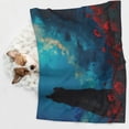 thumbnail image 6 of Pofeuu Tower And Red Roses Print Puppy Blanket,Dog Blankets,Pet Blanket Cozy Cat Blankets for Indoor Cats, Fuzzy Pet Blanket for Kitten Doggy Dog Blankets-Medium, 6 of 8