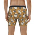 thumbnail image 2 of Men's Boxer Briefs, Forest Animal Soft and Breathable Mens Underwear Boxer Briefs With Widen Waist, 2 of 5