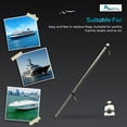 thumbnail image 6 of MARINE CITY Rail Mount Flag Staff & 21" Flagpole with White Plastic Base, 304 Stainless Steel Fits 7/8" to 1" Tubing  Durable, Rust-Resistant for Boats, Yachts, RVs & Marine Use, 6 of 7