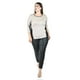 thumbnail image 4 of Blusa con diseño bicolor Roman Fashion /Tallas Extras, 1506 (Beige) beige 42, 4 of 5