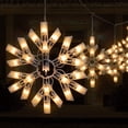 thumbnail image 2 of Guirnalda de luces navideñas Minetom Snowflake de 9 pies, 100 bombillas, 2 of 7