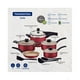 thumbnail image 2 of Batería de Cocina Tramontina 11 piezas Coimbra Rojo, 2 of 11