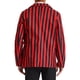 thumbnail image 3 of INSPIRAR CHIC Traje de Hombre a Rayas de Un Solo Botón Ajustado Casual Blazer Vertical Rayas S Rojo Negro, 3 of 6