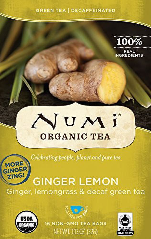 (Price/Case)Ginger Lemon Tea Decaffeinated 6-16 Count
