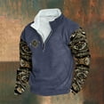 thumbnail image 2 of Nfhtoj Men's Western Sweatshirts Aztec Cowboy Vintage Graphic Sweatshirts Casual Long Sleeve 1/4 Zip Up Pullover Sweater Western Country Hoodies, 2 of 3