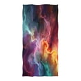 thumbnail image 3 of Ryvnso Tie-dye Purple Oversized Beach Towel Microfiber Bath Blankets Swimming Fitness 37" x 74", 3 of 5