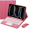 thumbnail image 1 of Funda con teclado táctil para iPad Pro de 11 pulgadas (M4) de 5.ª generación 2024, con ratón - Teclado Bluetooth táctil magnéticamente desmontable, 1 of 8