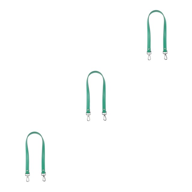Unatoiry Soft And Comfortable Shoulder Bag Strap PU Leather Multi-Color Options Multi-Color For Bag Accessories Shoulder Strap green 3Set