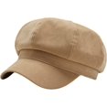 thumbnail image 3 of CoCopeaunts Fleece Anise Newsboy Cap Vintage Women Adjustable Octagonal Cap Female Winter Autumn Leisure Hat French Beret, 3 of 7