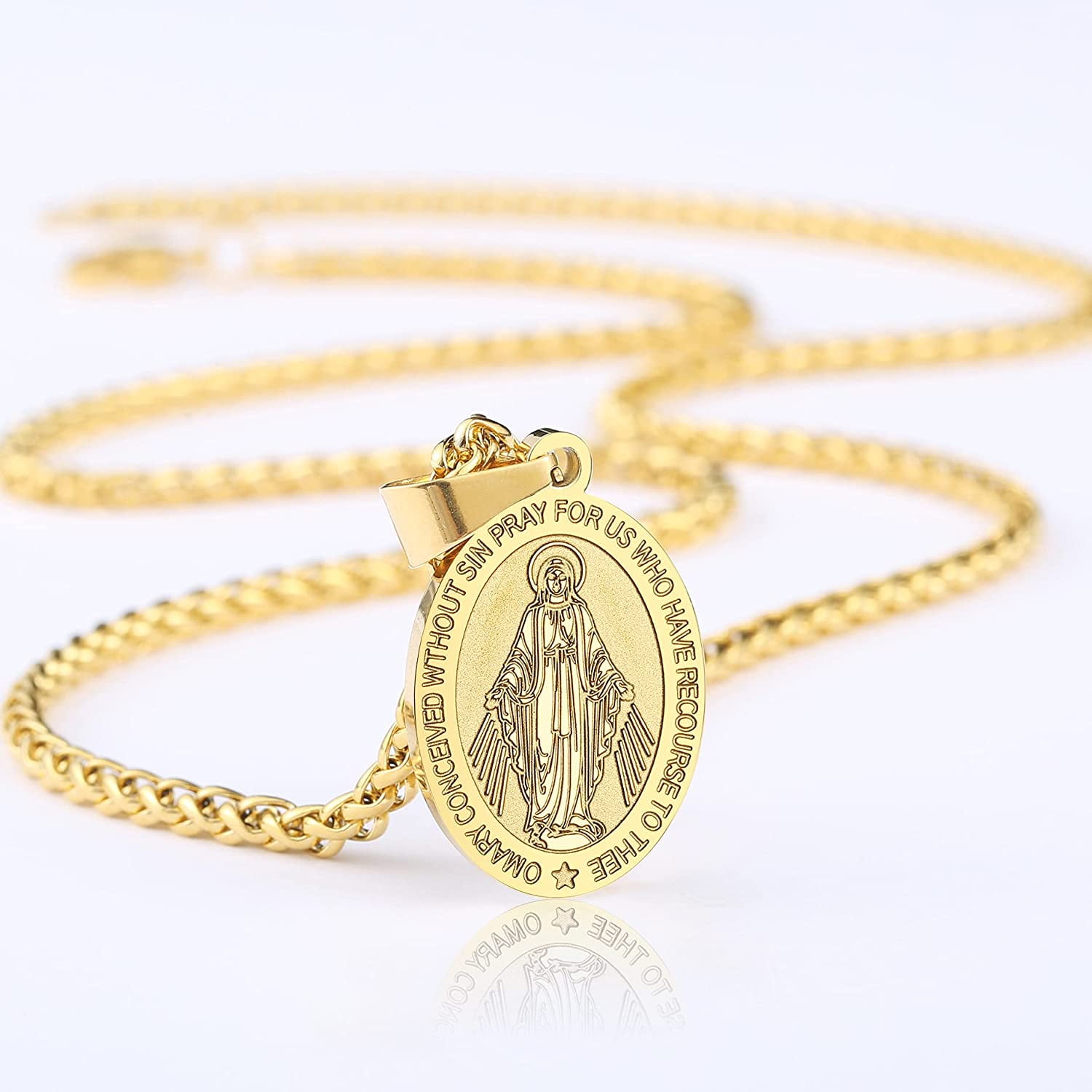 Tiny Miraculous Medal Necklace – local eclectic