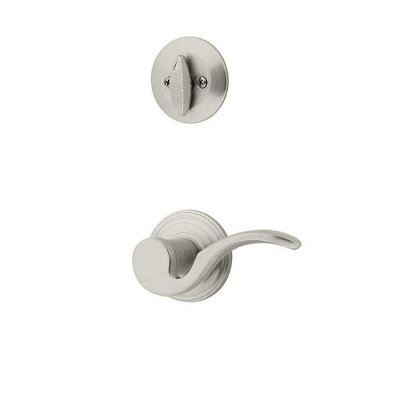 Kwikset 966BRL RH 15 Brooklane Single Cylinder Satin Nickel Right-Handed Interior Pack Lever